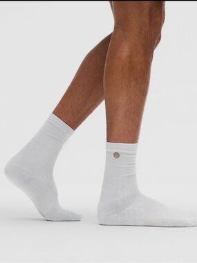 Lululemon Men’s “Daily Stride” Crew Ribbed Socks (M) *3 Pack*
